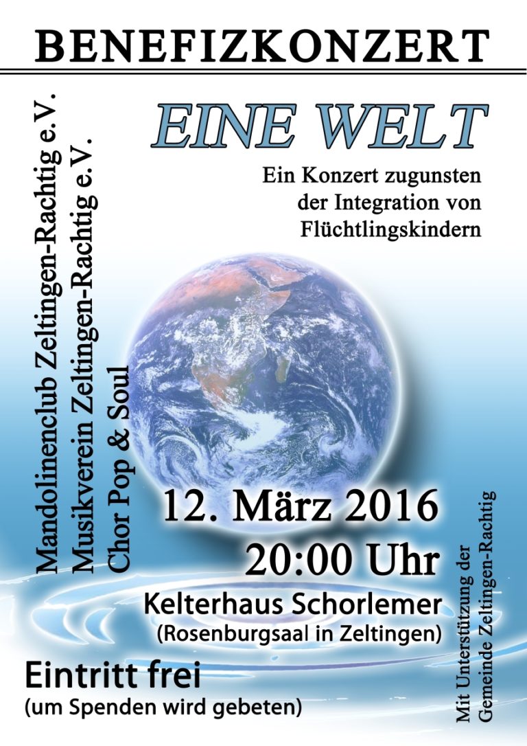 Plakat 2016 – Eine Welt