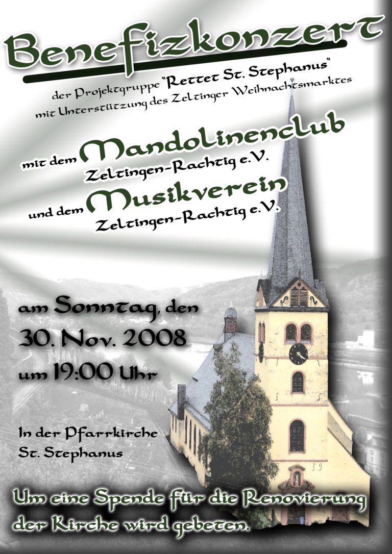 Plakat 2008 – Benefizkonzert