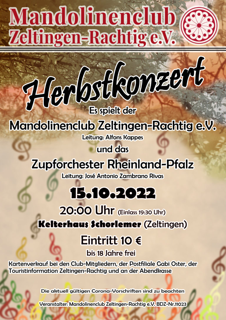 Plakat 2022 – Herbstkonzert