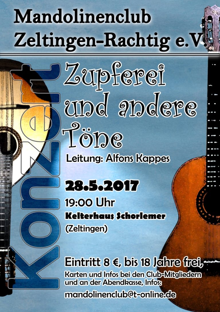 Plakat 2017 – Zupferei und andere Töne