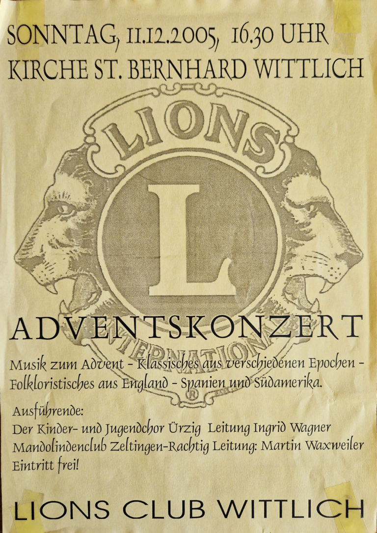 Plakat 2005 – Adventskonzert