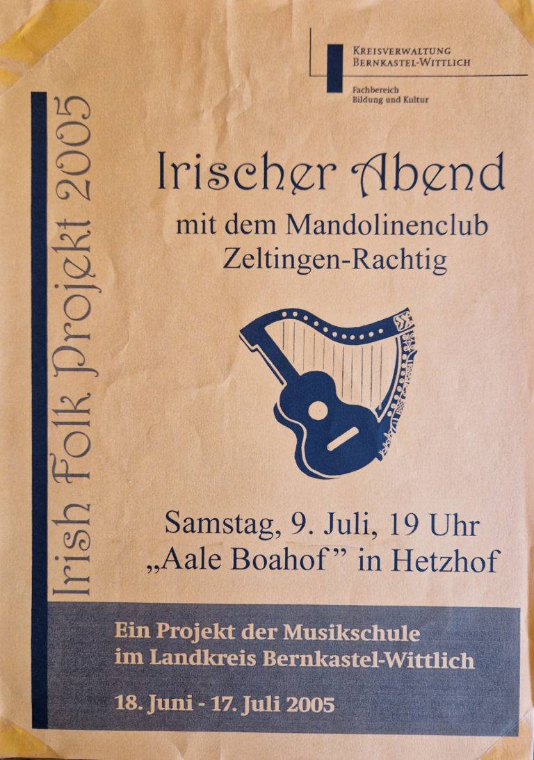 Plakat 2005 – Irischer Abend