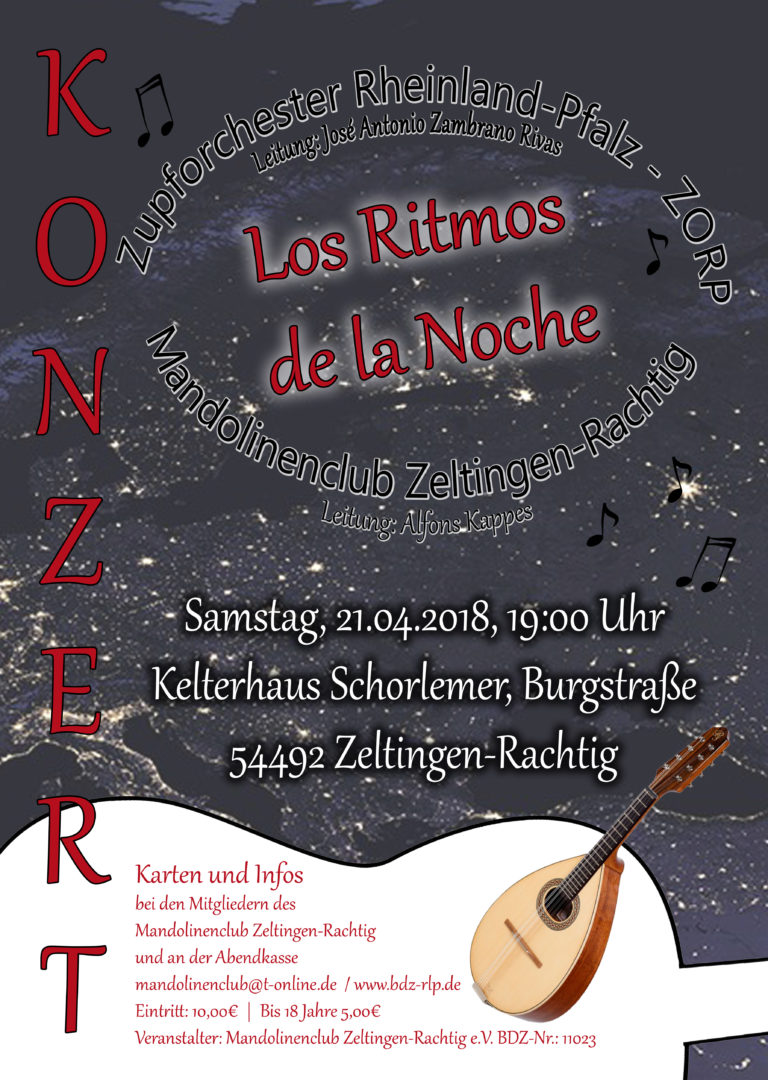 Plakat 2018 – Los Ritmos de la Noche